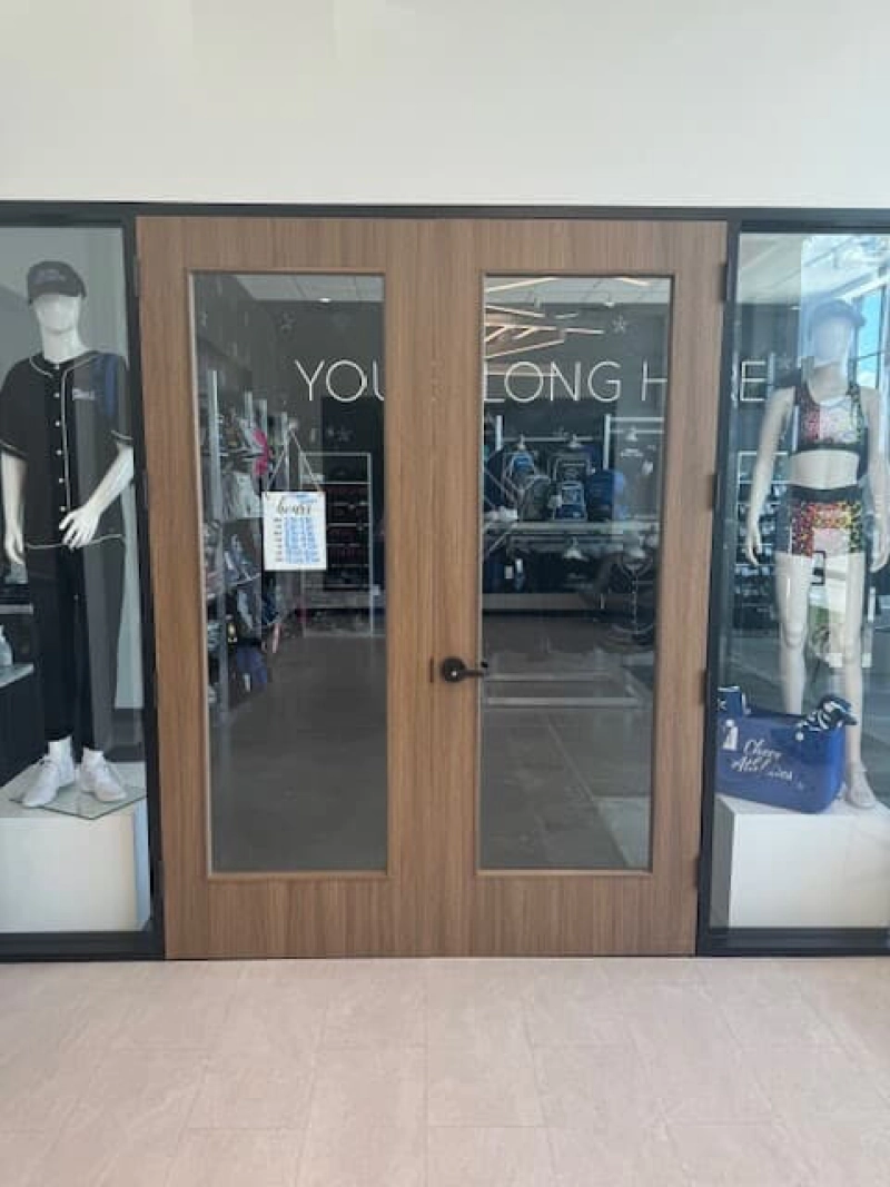 FG vision door at retail store