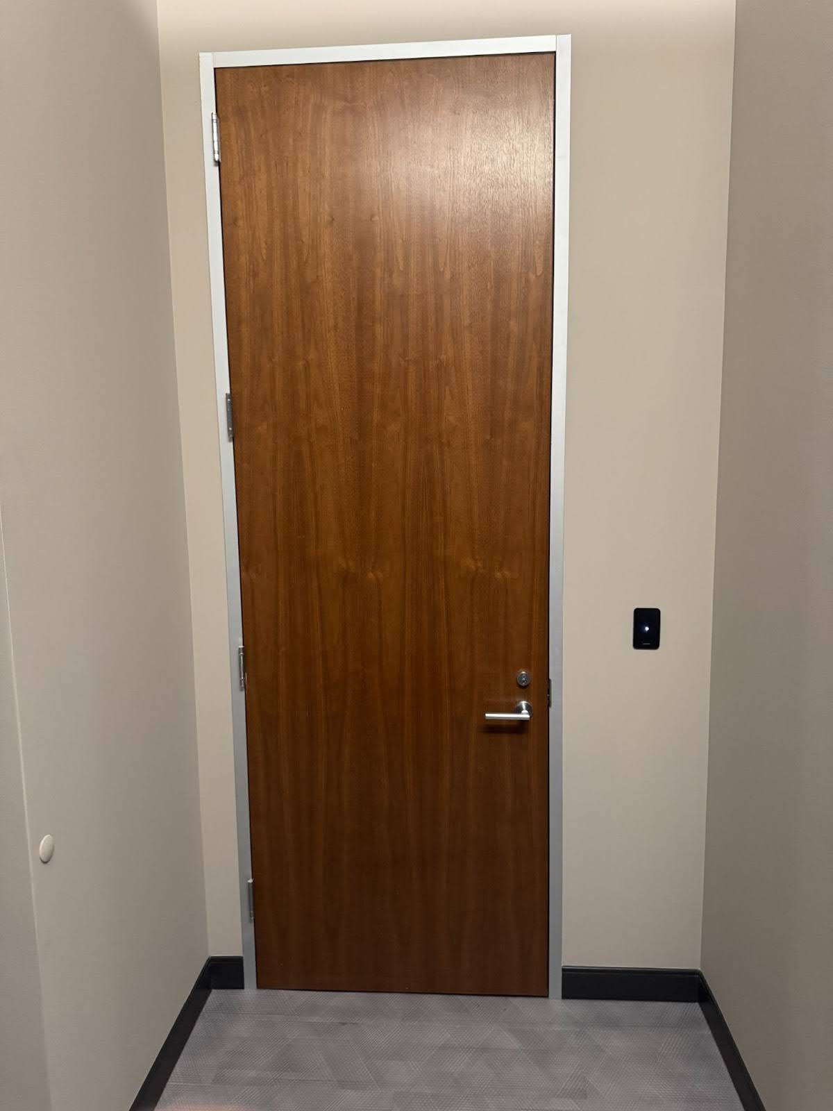 Architectural commercial wood door